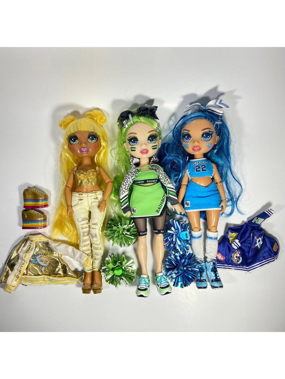 11” 2019 MGA Entertainment Rainbow High Fashion Doll Lot Of 3  - READ DESC.